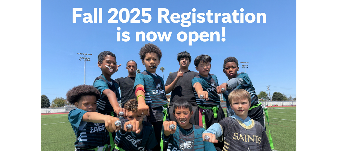 Sign Up NOW! Fall 2025 NFL Flag Football